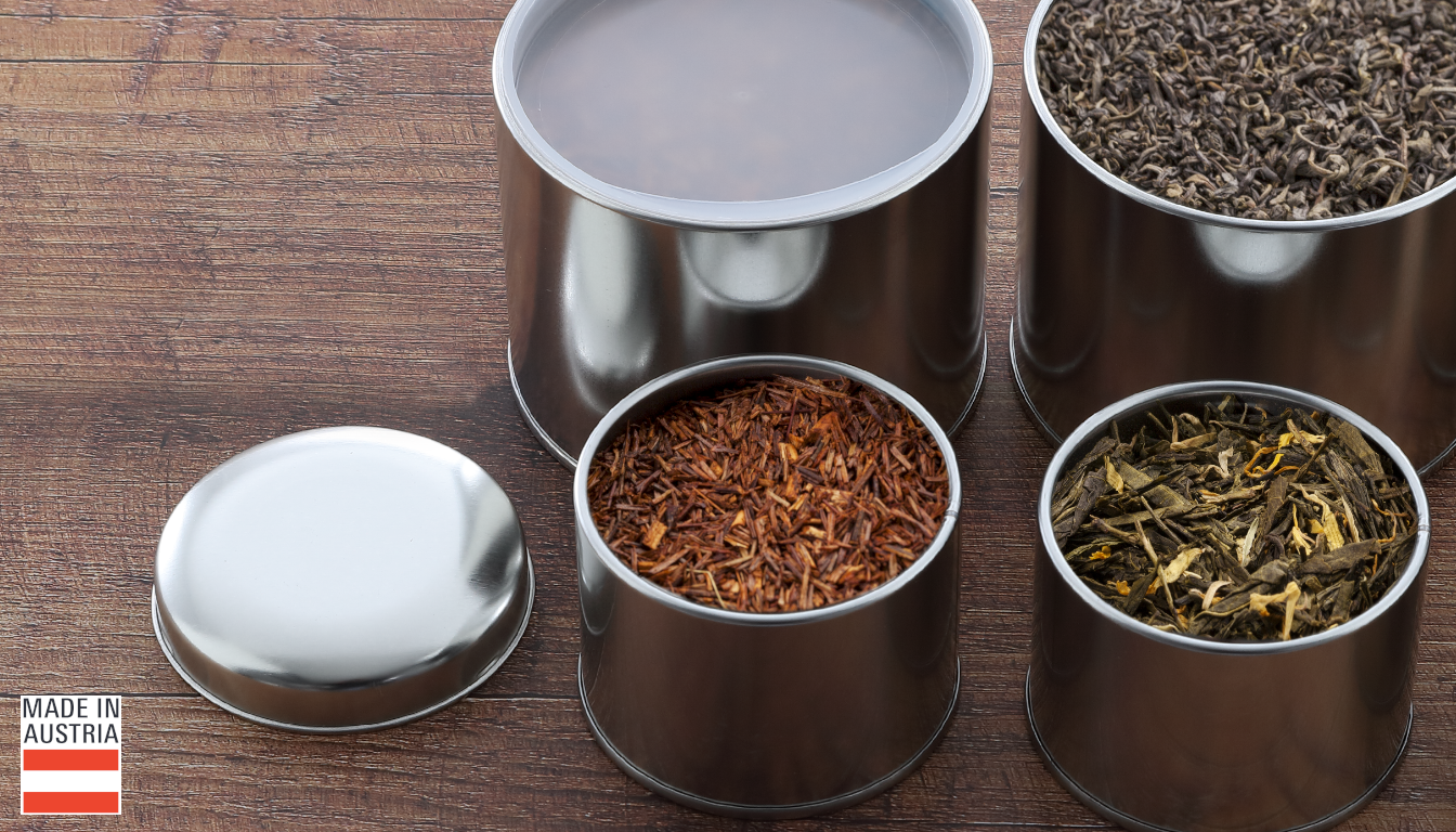 Aromadosen in verschiedenen Größen und Farben