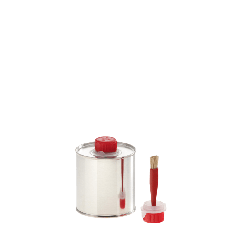 Tin bottles 73/77 250 ml brush closure