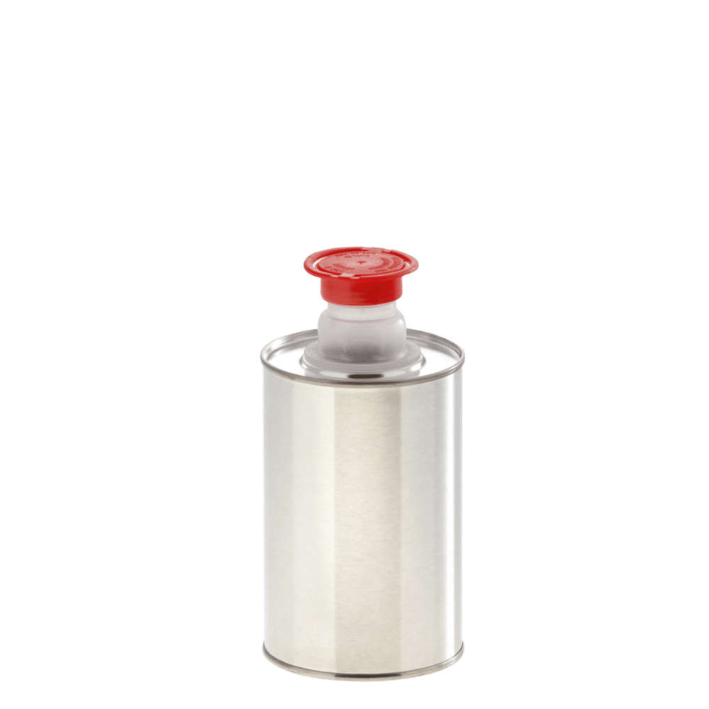 Tin bottles 80/125 500 ml UN pull-out spout