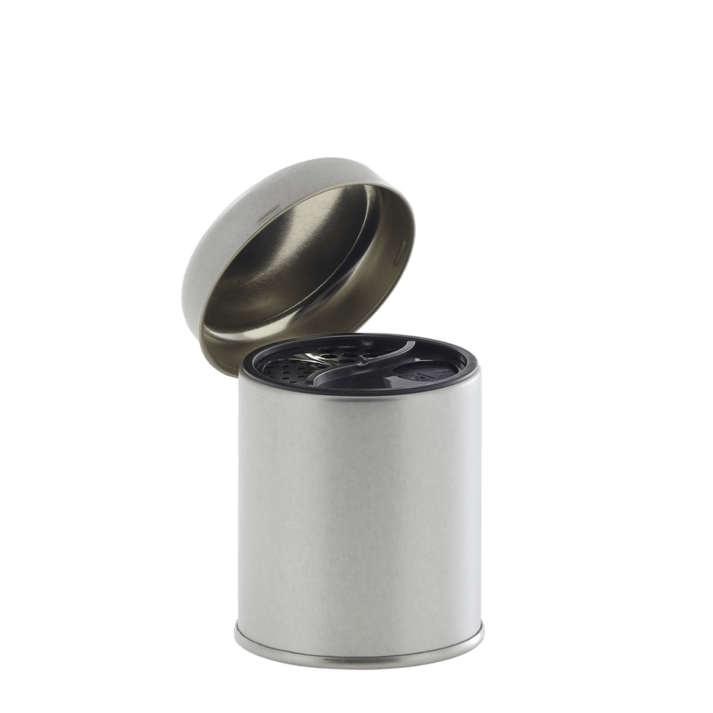 Spice shaker cans 56/65 silver 135 ml