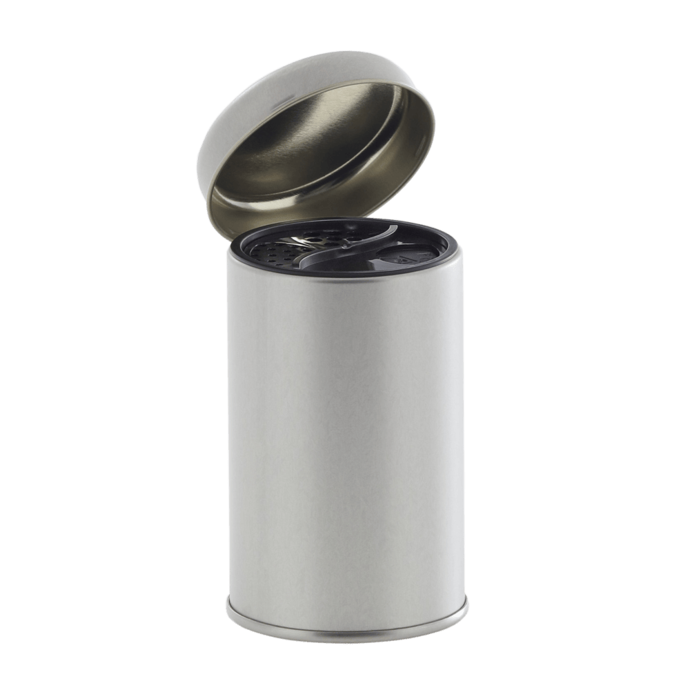 Spice shaker cans silver 175 ml