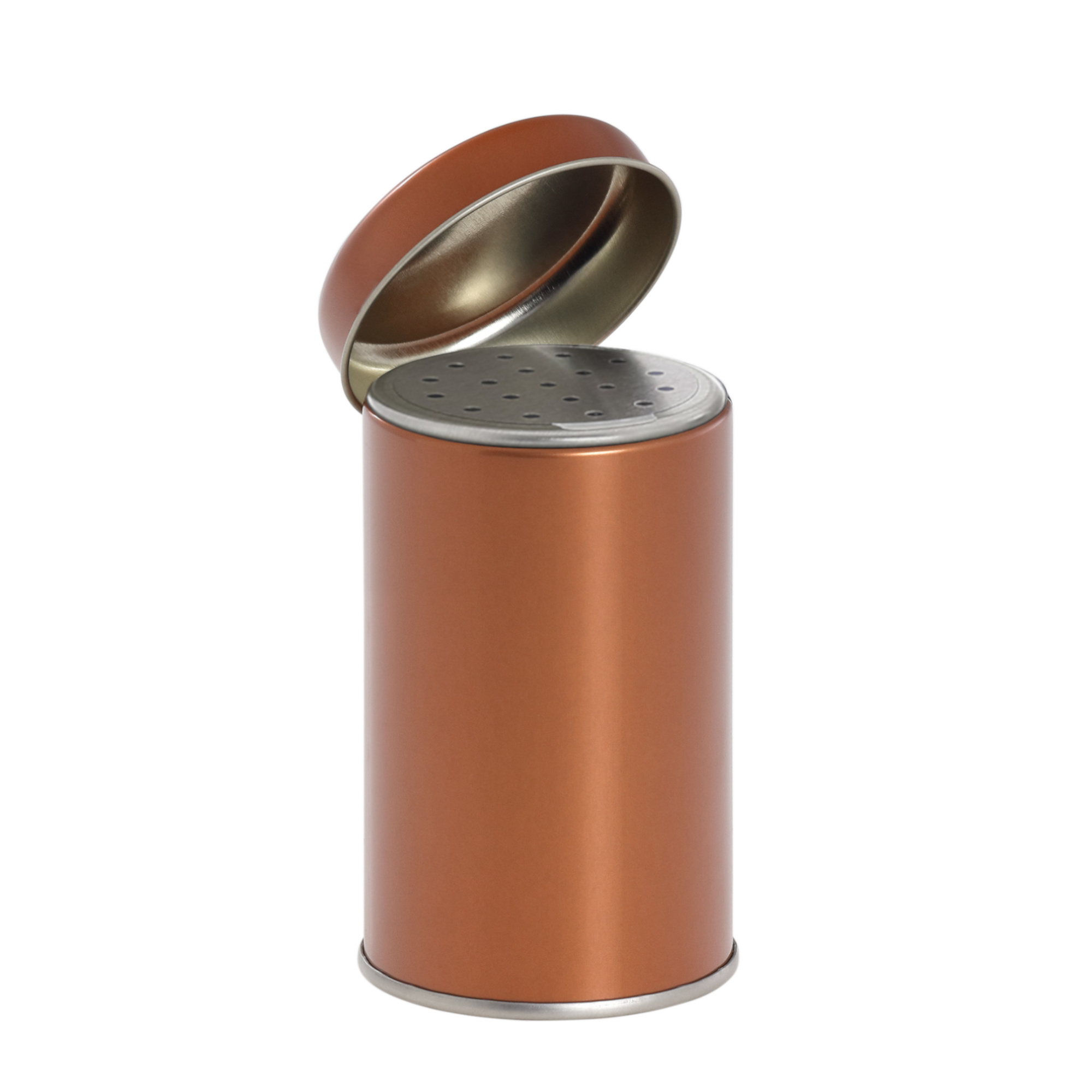 Gewürzdosen 56/90 kupfer 175 ml mit Metall-Streueinsatz