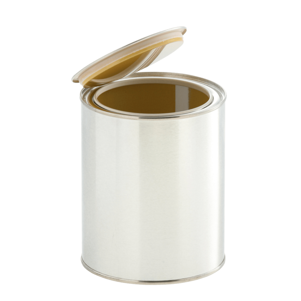 Lever-lid cans inside coated 1.000 ml
