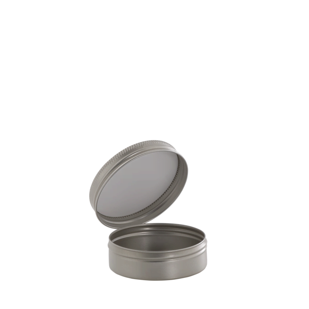 Alu screw-cap tins 48/15 25 ml with glued-in liner