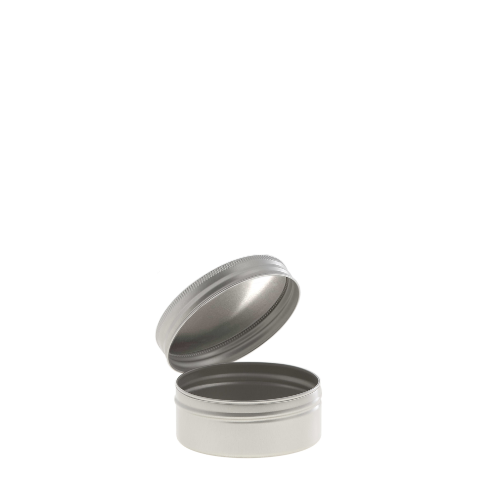 Alu screw-cap tins 56/23 50 ml