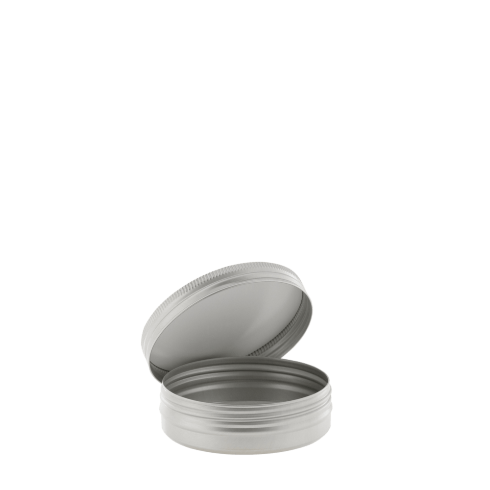 Alu screw-cap tins 75/24 100 ml with glued-in liner