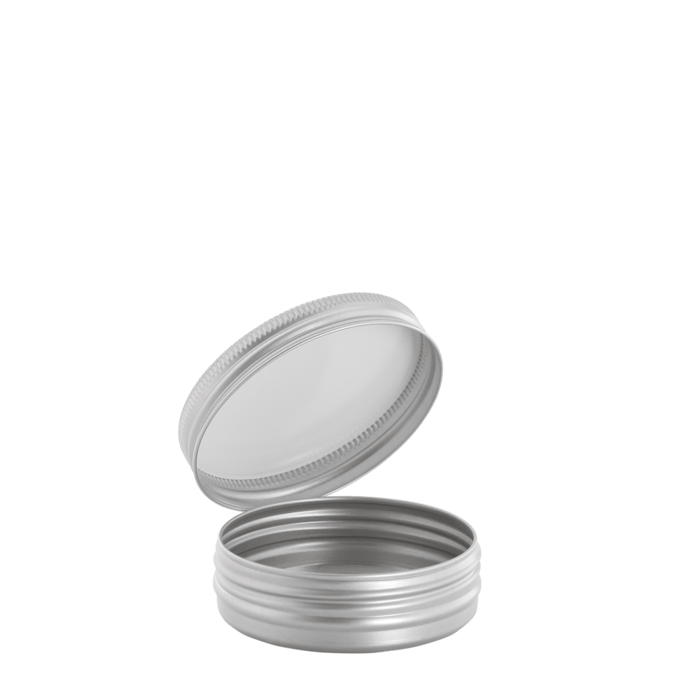 Alu screw-cap tins 83/26 125 ml with glued-in liner