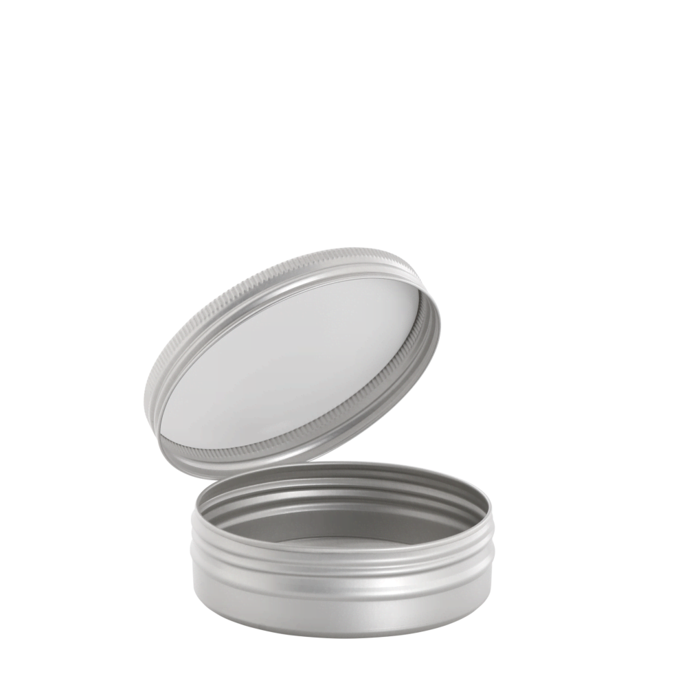 Alu screw-cap tins 93/31 192 ml with glued-in liner