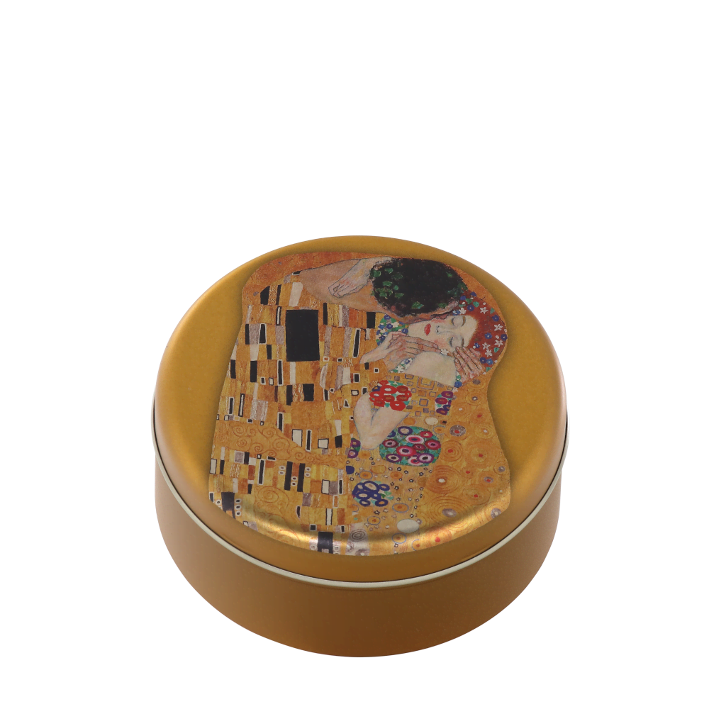 Stülpdeckeldosen 120/47 Klimt "Der Kuss" gold 518 ml