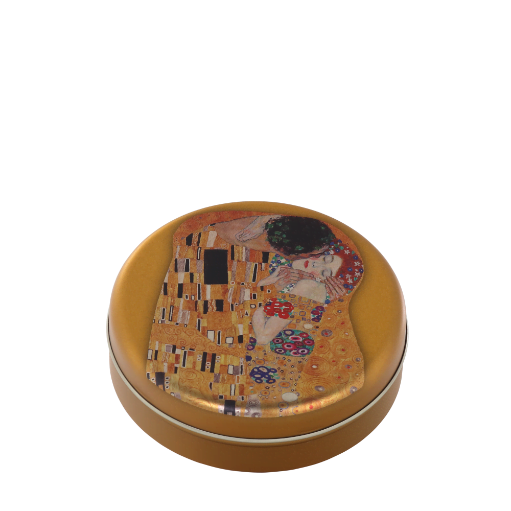 Stülpdeckeldosen 120/31 Klimt "Der Kuss" gold 338 ml