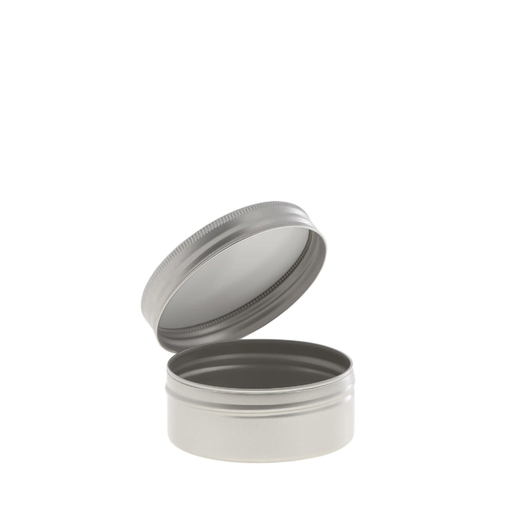 Alu Schraubdeckeldosen 56/23 50 ml BPA-NI mit eingeklebtem Liner
