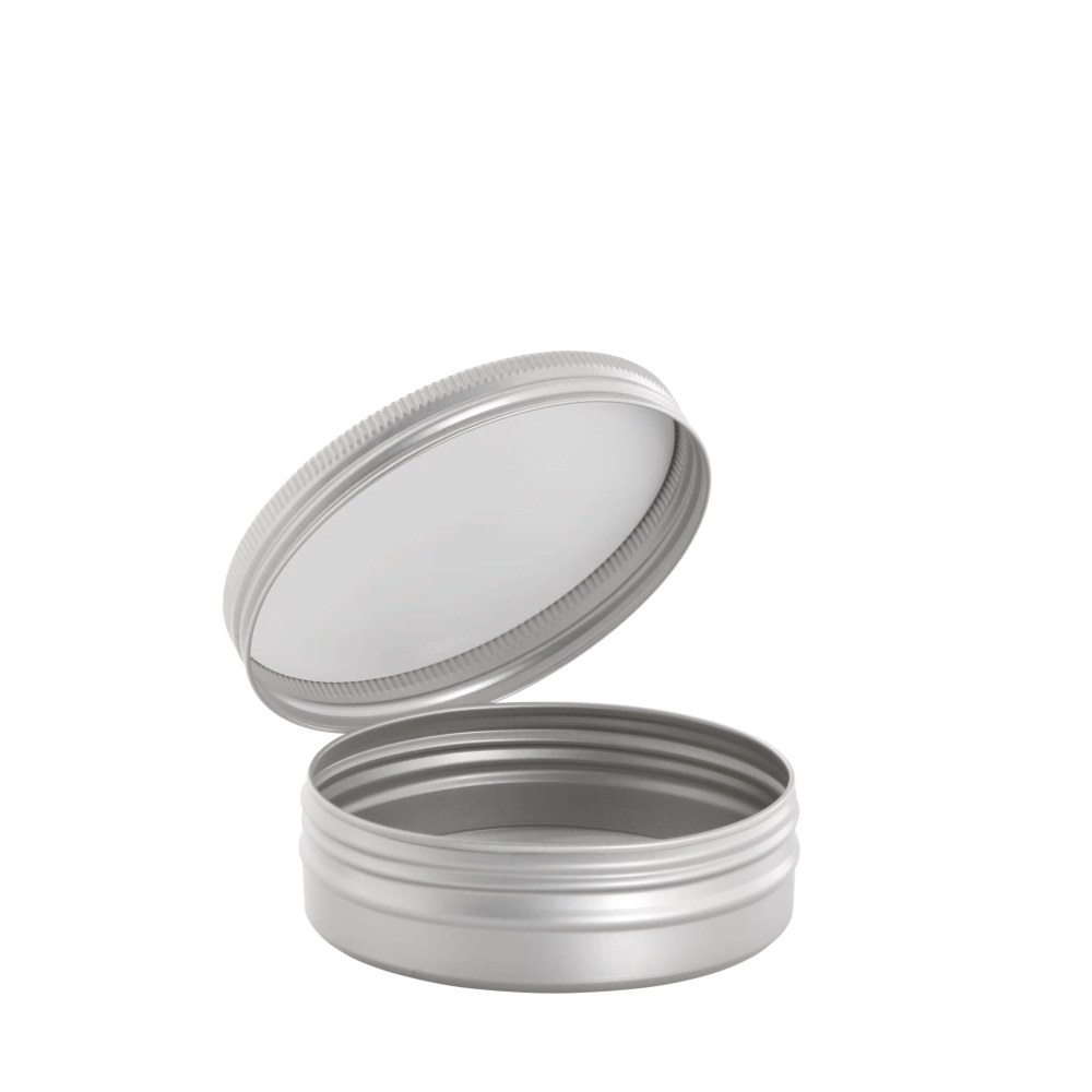 Alu screw-cap tins 83/26 125 ml BPA-NI with glued-in liner