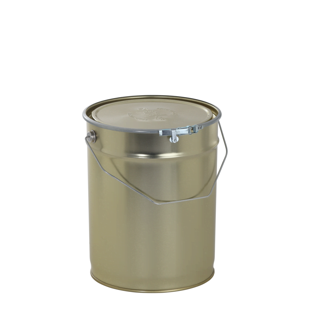 Zero Waste metal buckets honey pails 10 litre gold