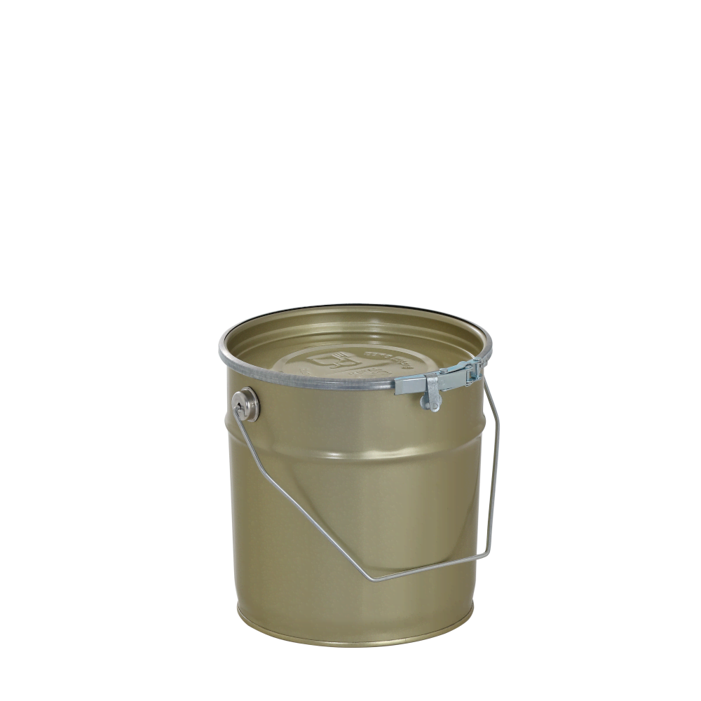 Zero Waste Metalleimer Honigeimer 3 Liter gold