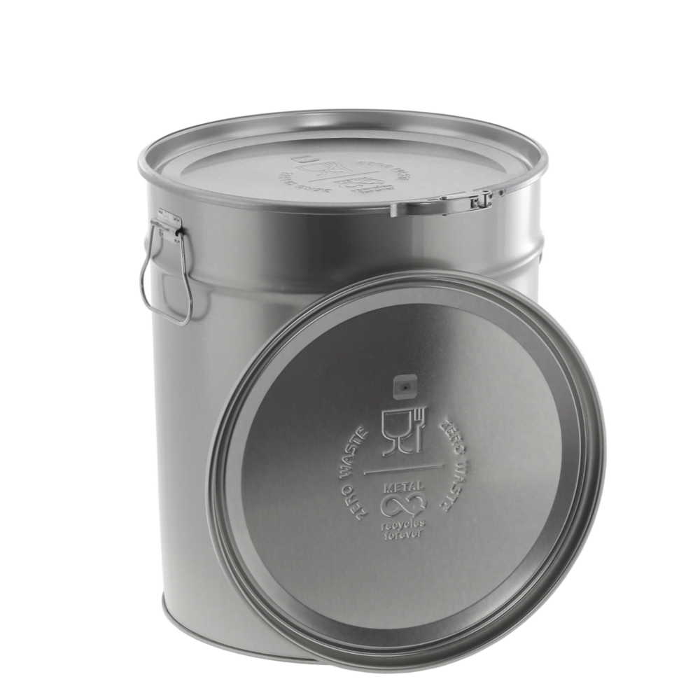 Roasting pails 30 litre vent hole and embossing