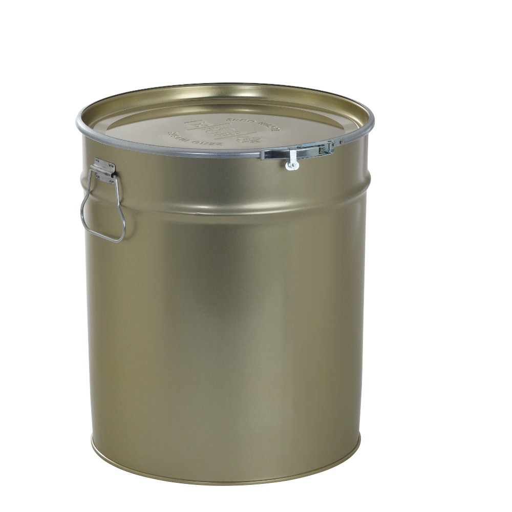 Zero Waste Hobbocks Honigeimer 30 Liter gold Seitenfallgriffe