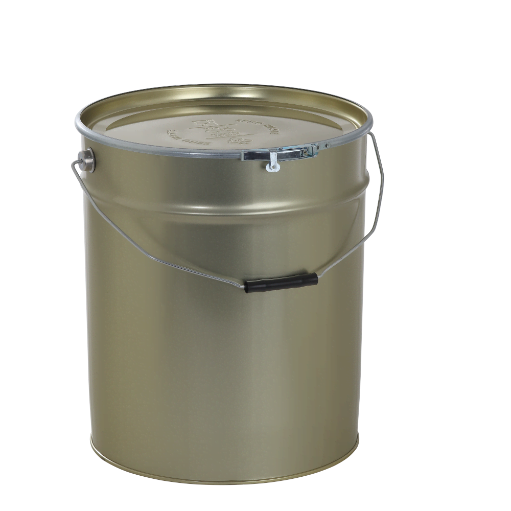 Zero Waste Hobbocks Honigeimer 30 Liter gold Bügelgriff