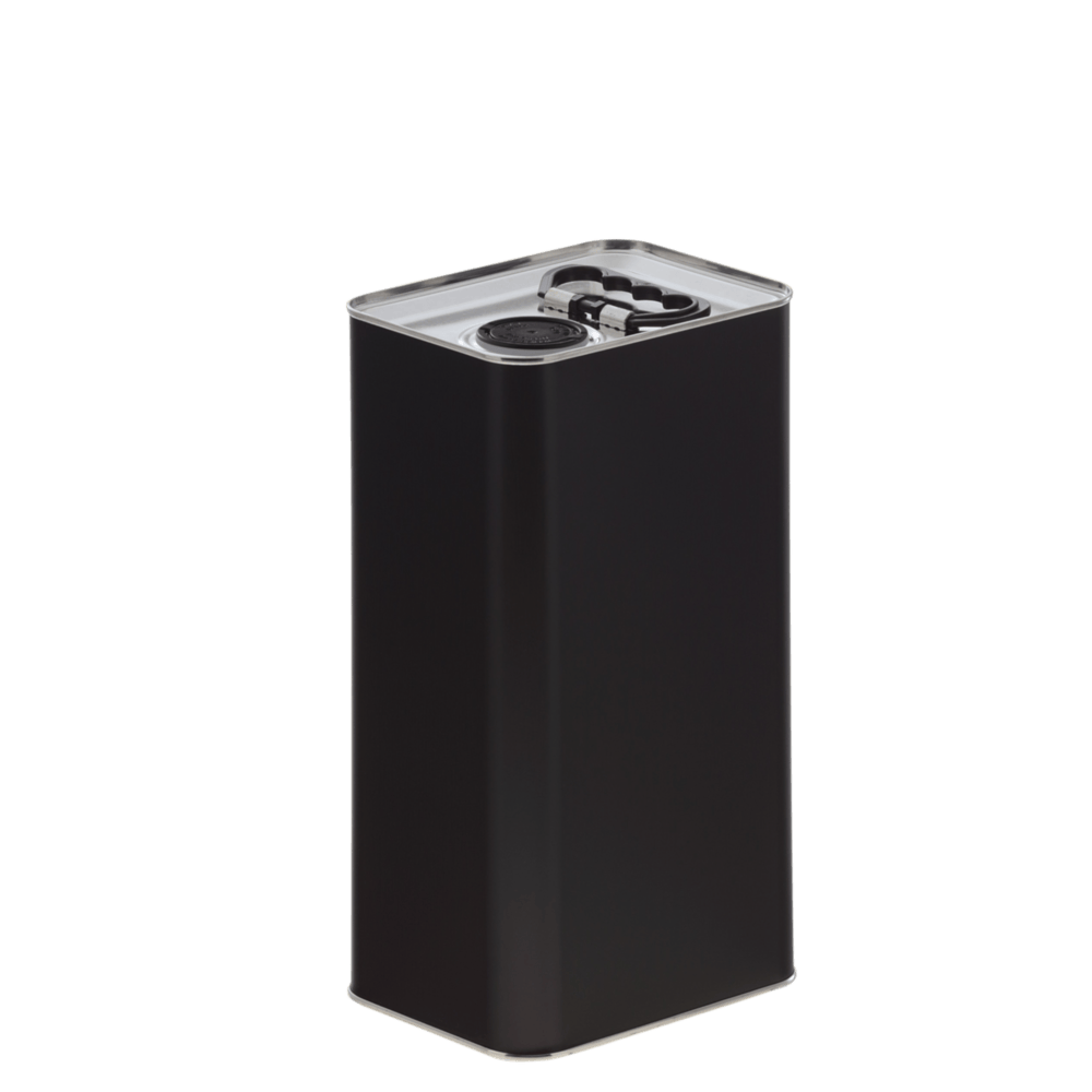 Edible oil canisters black 5 litre