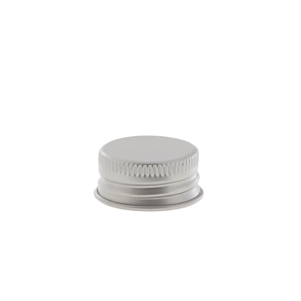 Alu screw caps 24 mm silver