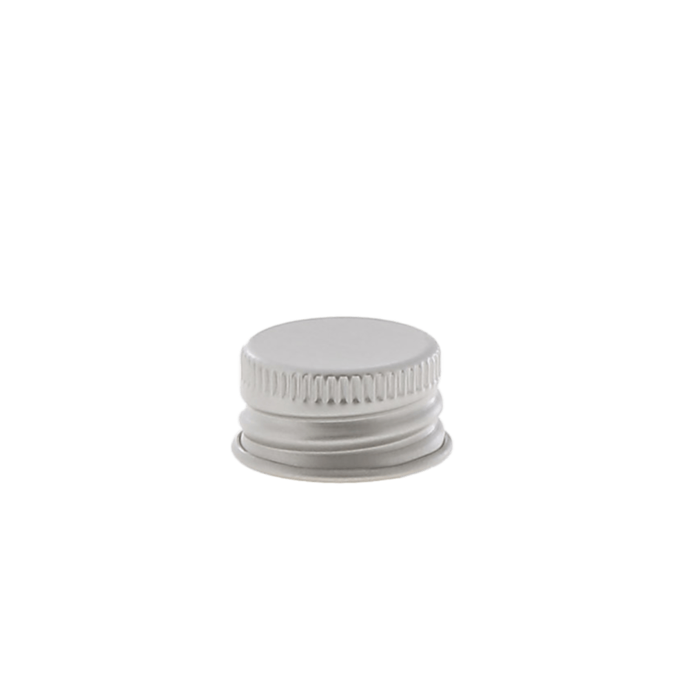 Alu screw caps 20 mm silver