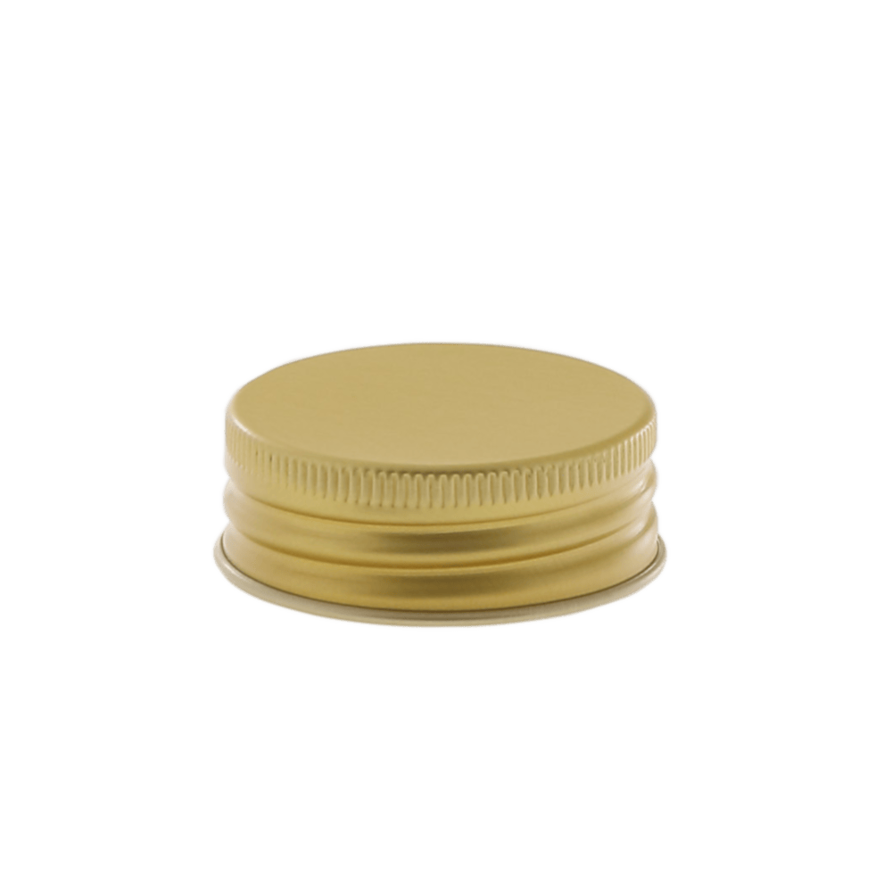 Alu screw caps 43 mm gold H=16mm