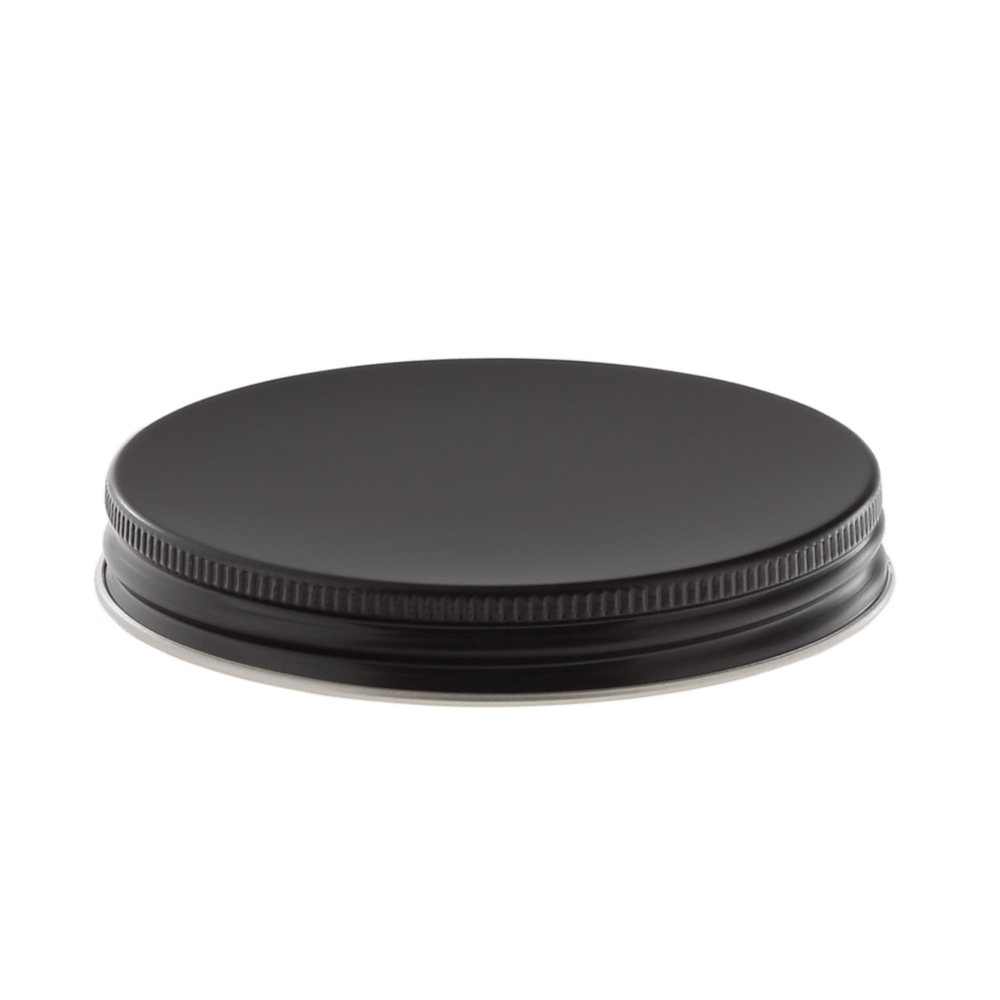 Alu screw caps 89 mm black