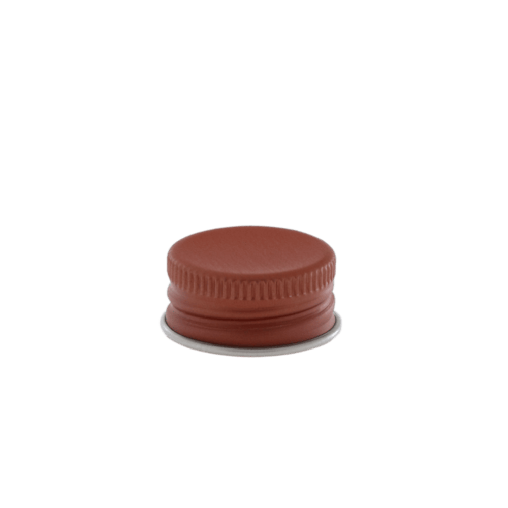 Alu screw caps 24 mm bronze