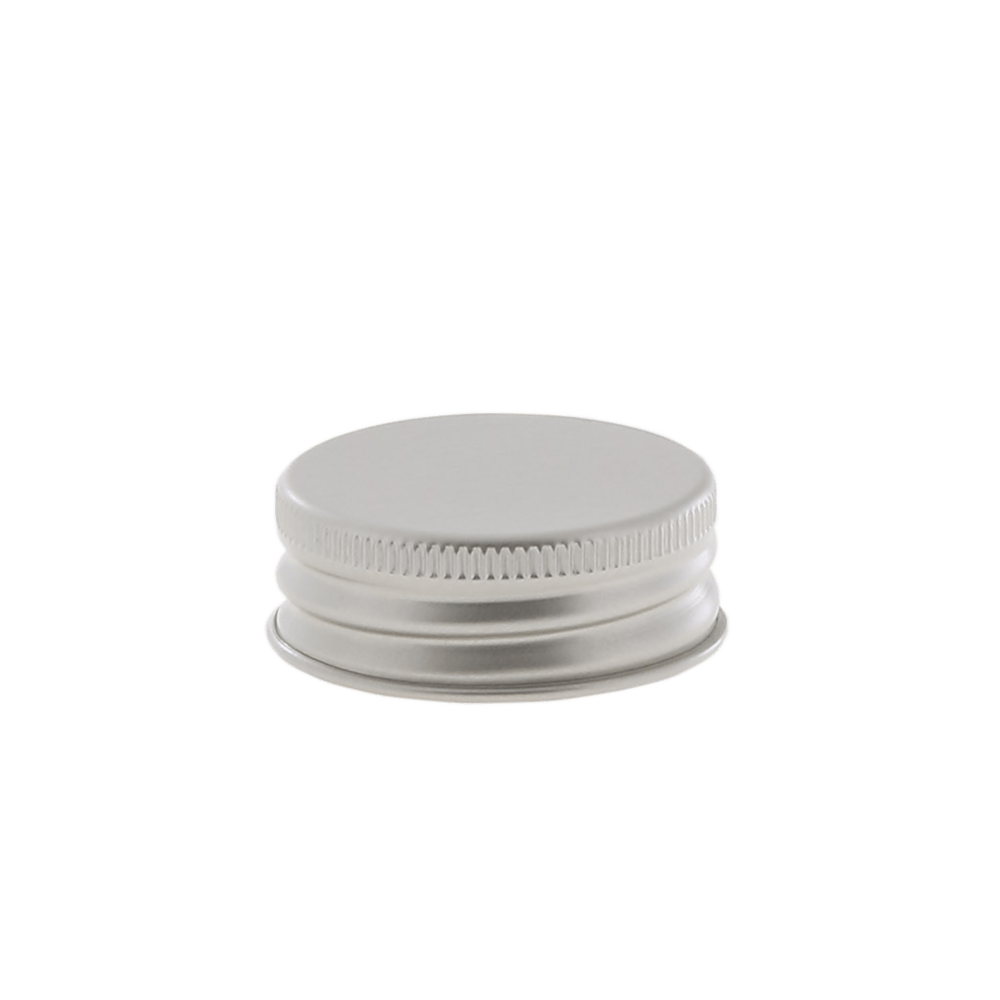 Alu screw caps 38 mm silver