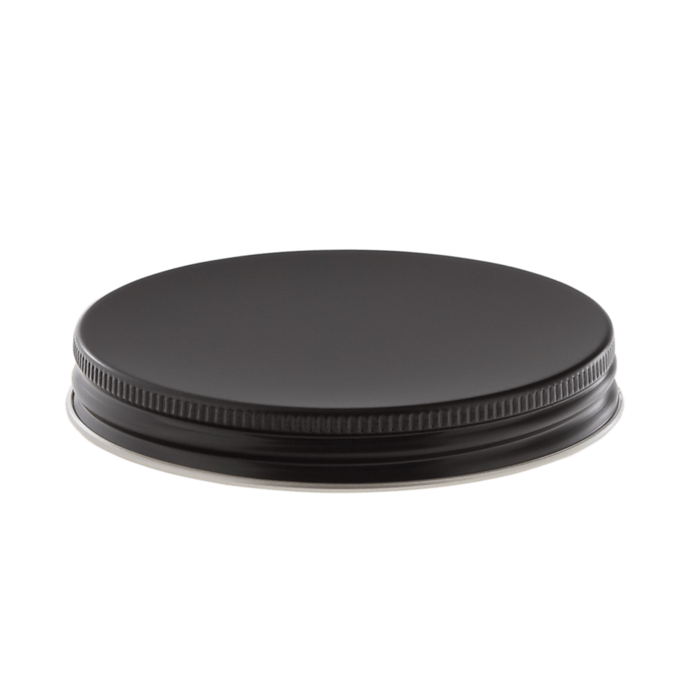 Alu screw caps 89 mm black 