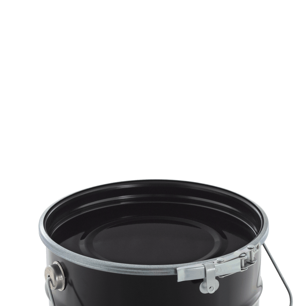 Eimer-Deckel 166 mm schwarz 