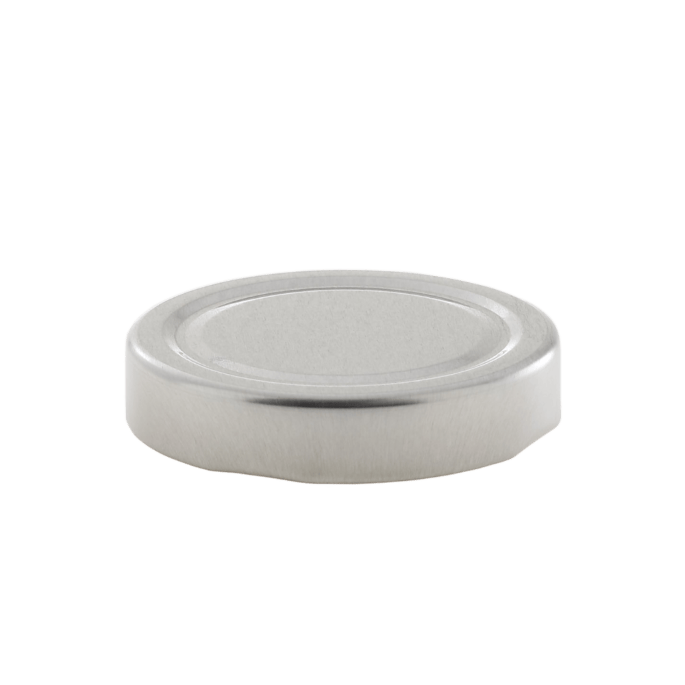 Deep twist-off lid 66 mm silver